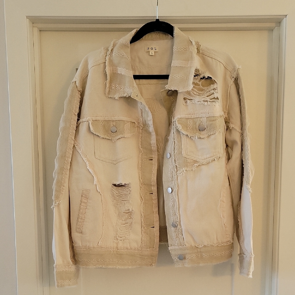 POL Denim jacket L NWOT